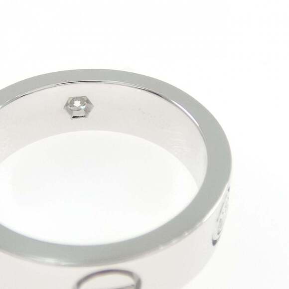 CARTIER Authentic Silver Diamond Love Ring - Picture 4 of 5